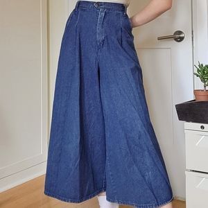 Wide leg flare jeans